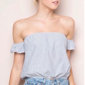 Brandy Melville Off The Shoulder Becca Top
